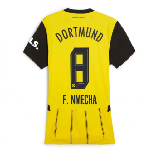 Dres Borussia Dortmund Felix Nmecha #8 Domaci za Žensko 2024-25 Kratak Rukav